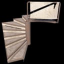 Metal Block Stair Spiral