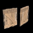 Holz Fensterläden
