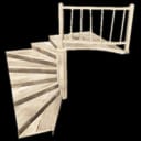 Wood Block Stair Spiral