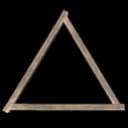Wood Floor Triangle Frame