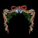 Guirnalda festiva para puerta