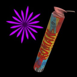 Violet Roman Candle