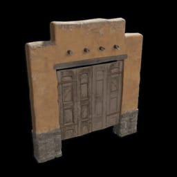 High External Adobe Gate