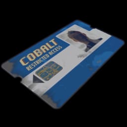 Tarjeta de acceso azul