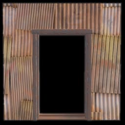 Metal Wall Doorway