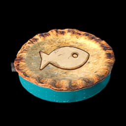Tarte aux poissons.