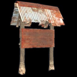 Panneau de ville recto-verso