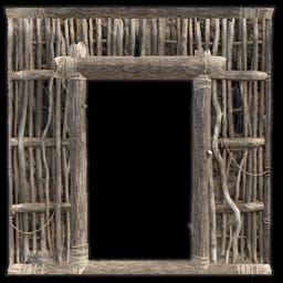 Twig Wall Doorway