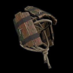 Casco de madera