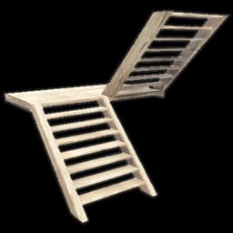Wood Block Stair Ushape