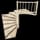 Wood Block Stair Spiral