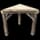 Fundación triangular de madera