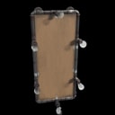 Beleuchteter Rahmen stehend