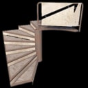 Metal Block Stair Spiral