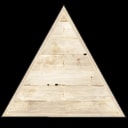 Plancher triangulaire en bois