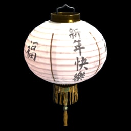 白色灯笼