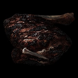 烧焦的鹿肉