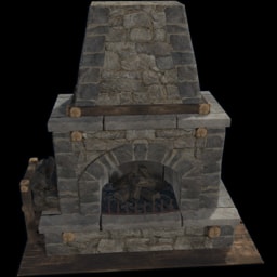 Cheminée en pierre