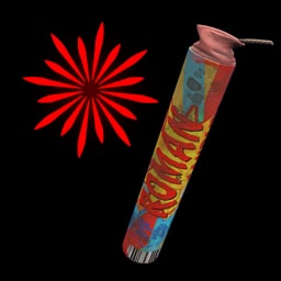 Candela romana roja