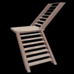 Escalier en L en métal