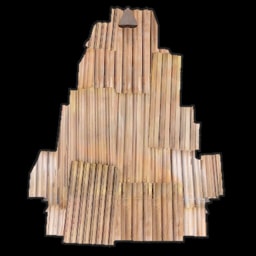 Toit triangulaire en métal