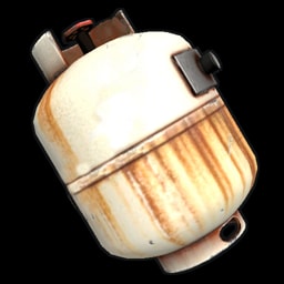 Leerer Propangas Tank