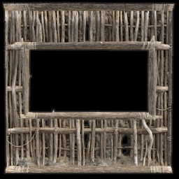 Twig Wall Window