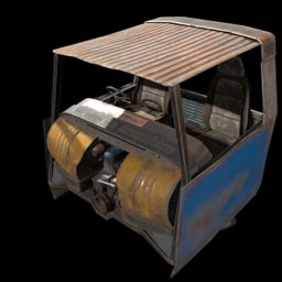 Cockpit avec module de véhicule à moteur
