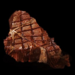 烤熟的狼肉