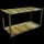 Half Height Bamboo Shelves