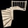 Wood Block Stair Spiral