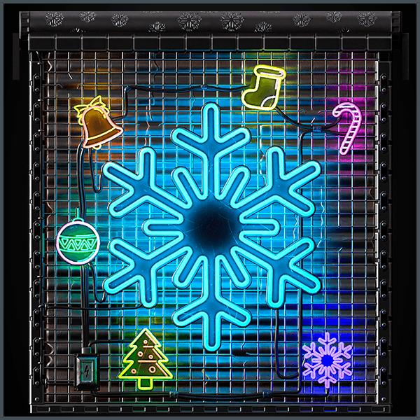 Neon Snowflake collection