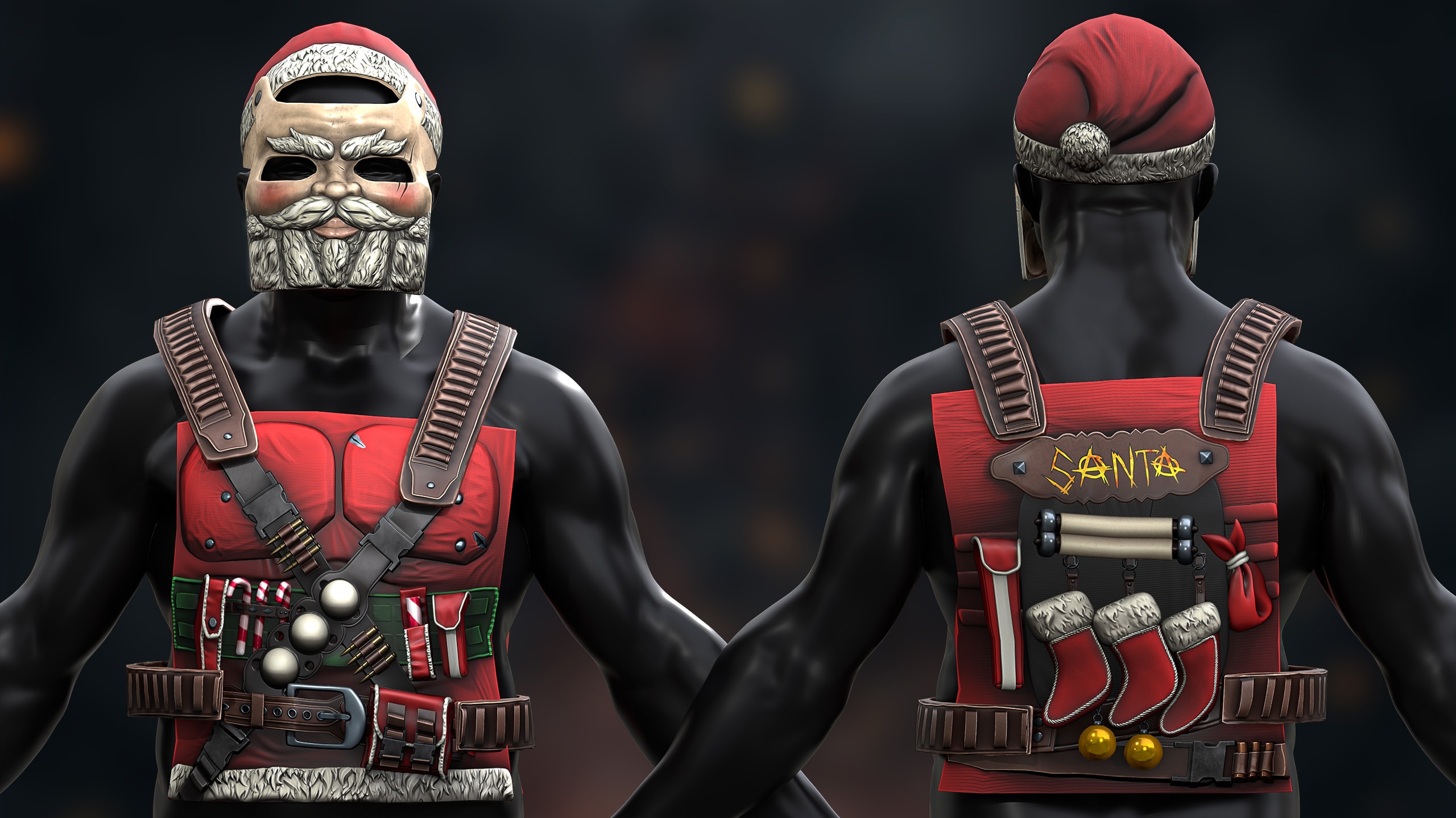 Serious Santa collection